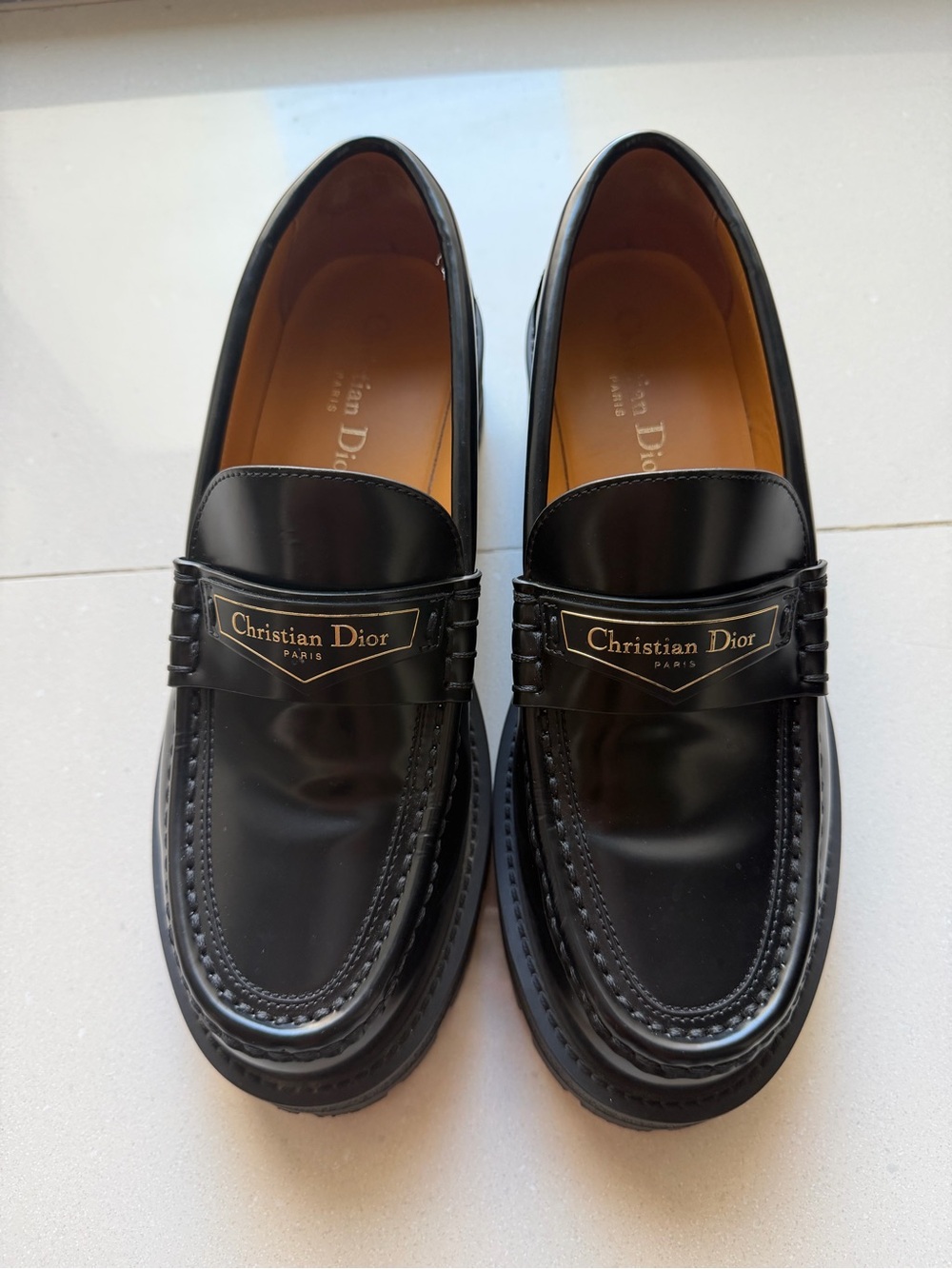 Dior Boy Platform Loafers - Size 39.5, US-9.5- $700 OBO